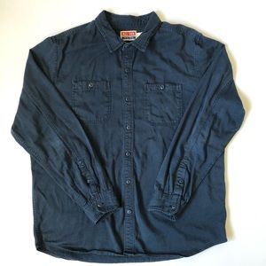 All-Son men’s utility casual button shirt